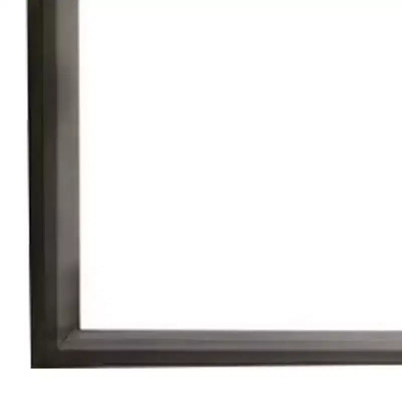 Specchio cassettiera Royal Hampton, cornice smussata da 35 pollici, legno marrone