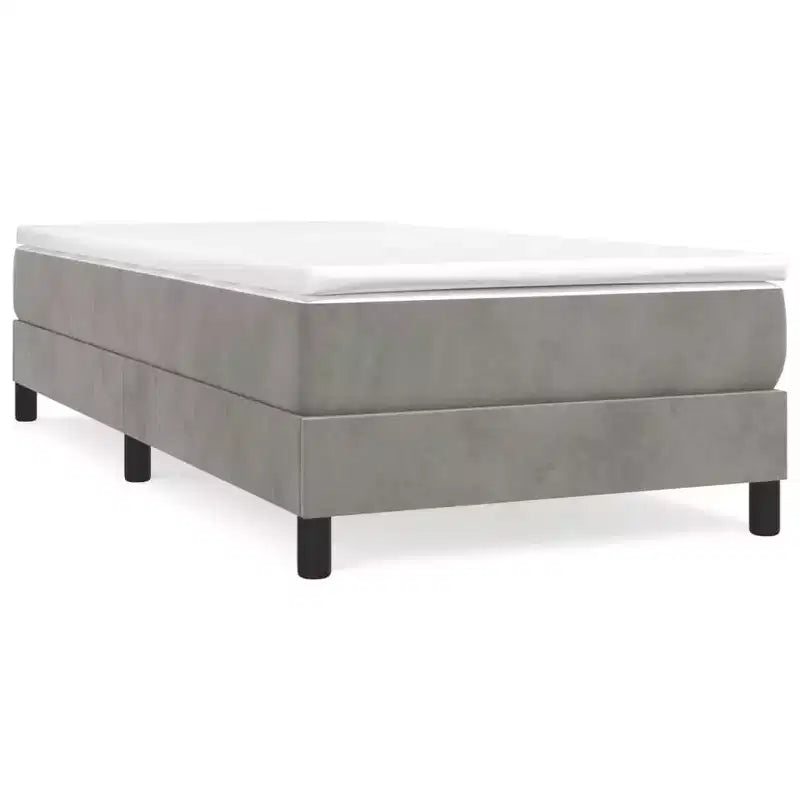 Struttura letto grigio chiaro