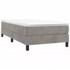 Struttura letto grigio chiaro