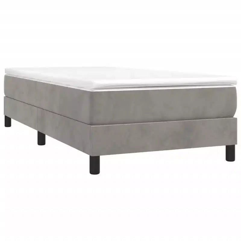 Struttura letto grigio chiaro