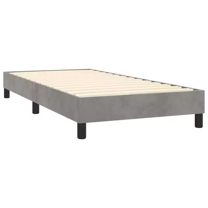 Struttura letto grigio chiaro