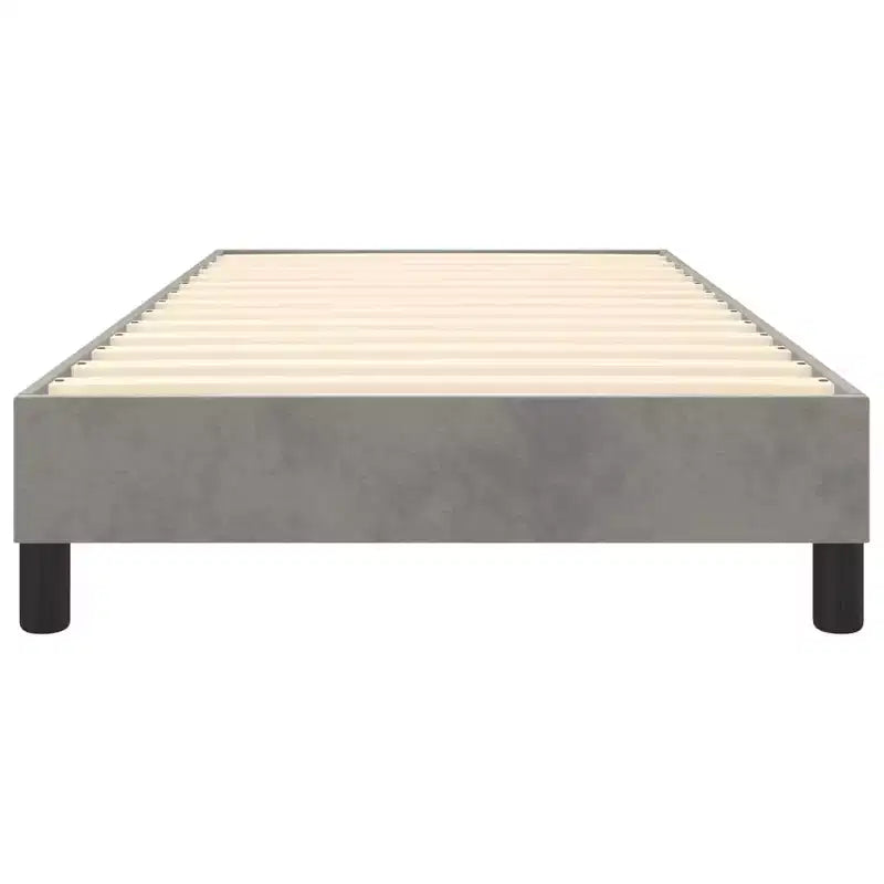 Struttura letto grigio chiaro