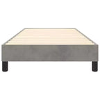 Struttura letto grigio chiaro
