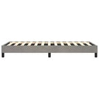 Struttura letto grigio chiaro