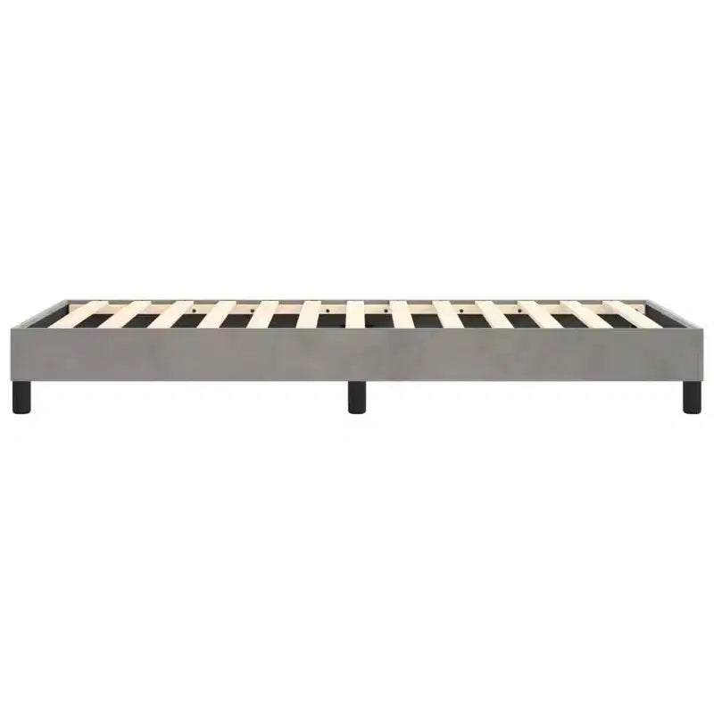 Struttura letto grigio chiaro