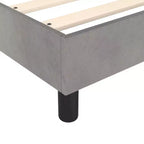 Struttura letto grigio chiaro