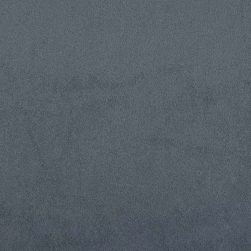 Struttura letto in velluto grigio scuro (100% poliestere), compensato, legno ingegnerizzato