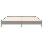 Struttura letto Grigio chiaro 100% poliestere, compensato, legno ingegnerizzato King