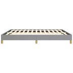 Struttura letto Grigio chiaro 100% poliestere, compensato, legno ingegnerizzato King