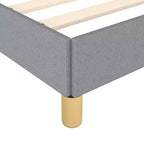 Struttura letto Grigio chiaro 100% poliestere, compensato, legno ingegnerizzato King