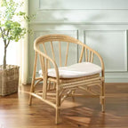 Sedia da pranzo Billie in rattan - SEA8041 - Naturale/Crema - Safavieh