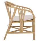 Sedia da pranzo Billie in rattan - SEA8041 - Naturale/Crema - Safavieh