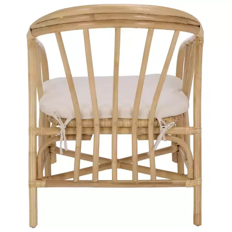 Sedia da pranzo Billie in rattan - SEA8041 - Naturale/Crema - Safavieh