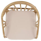 Sedia da pranzo Billie in rattan - SEA8041 - Naturale/Crema - Safavieh