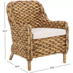 Poltrona Accento Purrl Hyacinth con Cuscino - ACH6533 - Safavieh