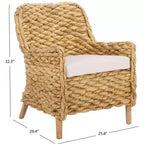 Poltrona Accento Purrl Hyacinth con Cuscino - ACH6533 - Safavieh