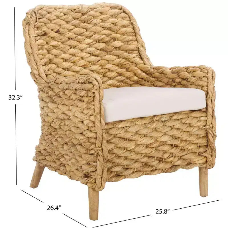 Poltrona Accento Purrl Hyacinth con Cuscino - ACH6533 - Safavieh
