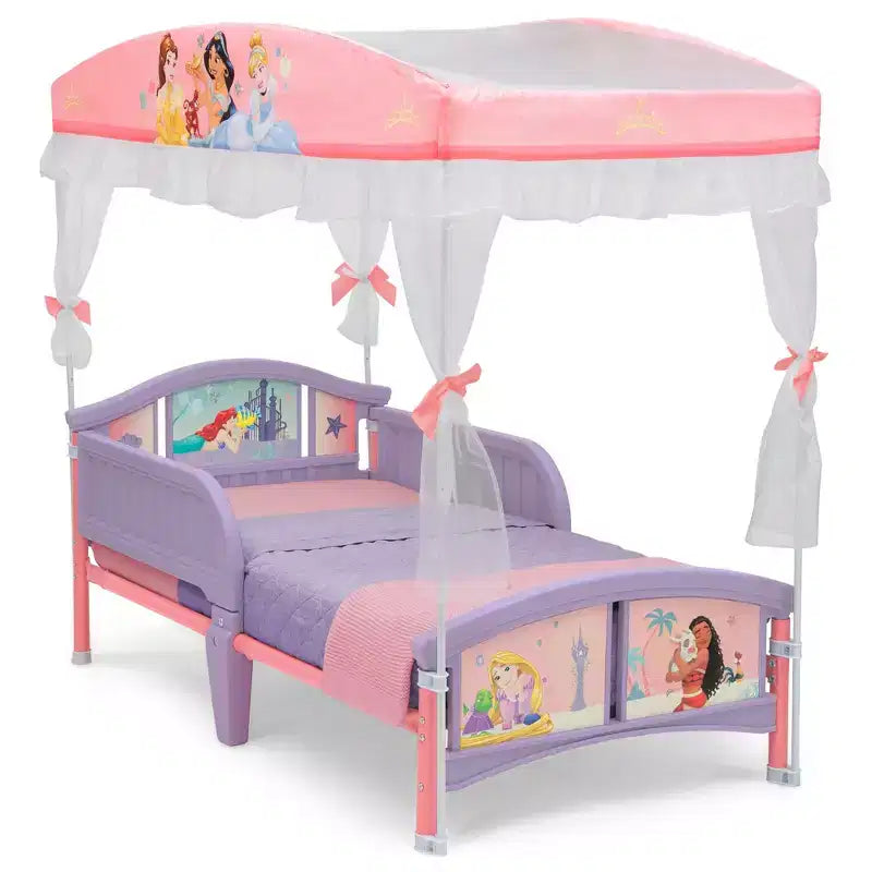 Delta Children Princess Toddler Canopy Bed
