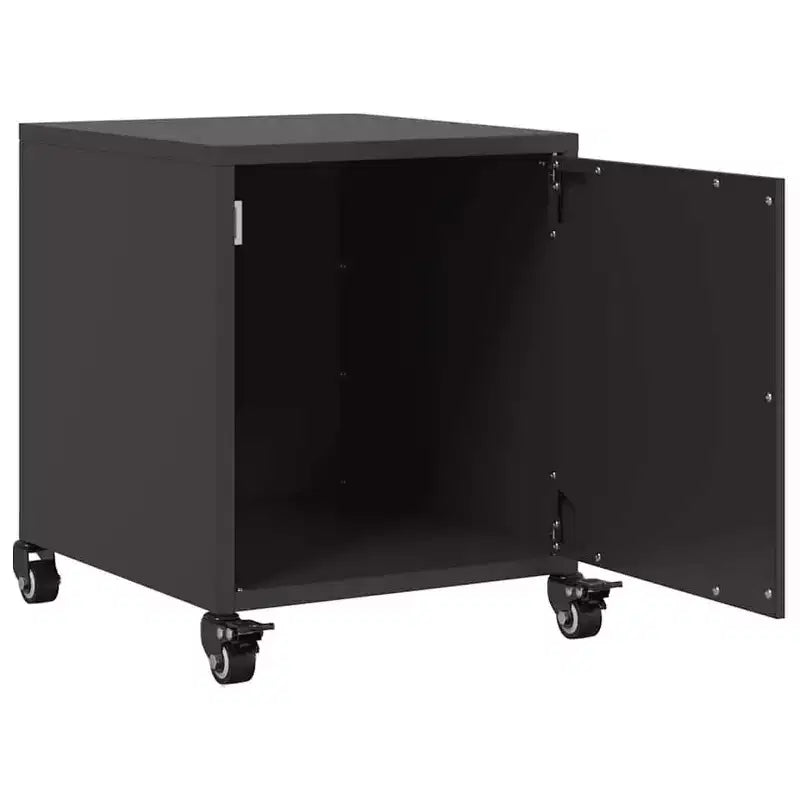 vidaXL Comodino Acciaio Laminato a Freddo 36 x 39 x 43,5 cm