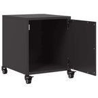 vidaXL Comodino Acciaio Laminato a Freddo 36 x 39 x 43,5 cm