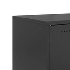 vidaXL Comodino Acciaio Laminato a Freddo 36 x 39 x 43,5 cm