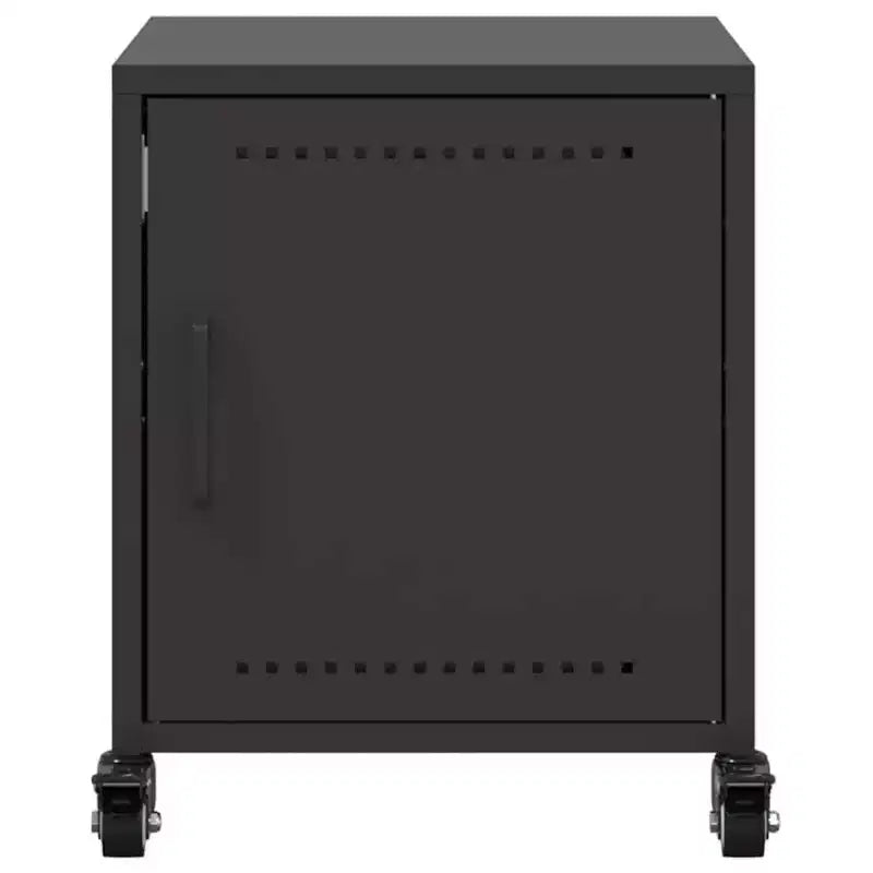 vidaXL Comodino Acciaio Laminato a Freddo 36 x 39 x 43,5 cm