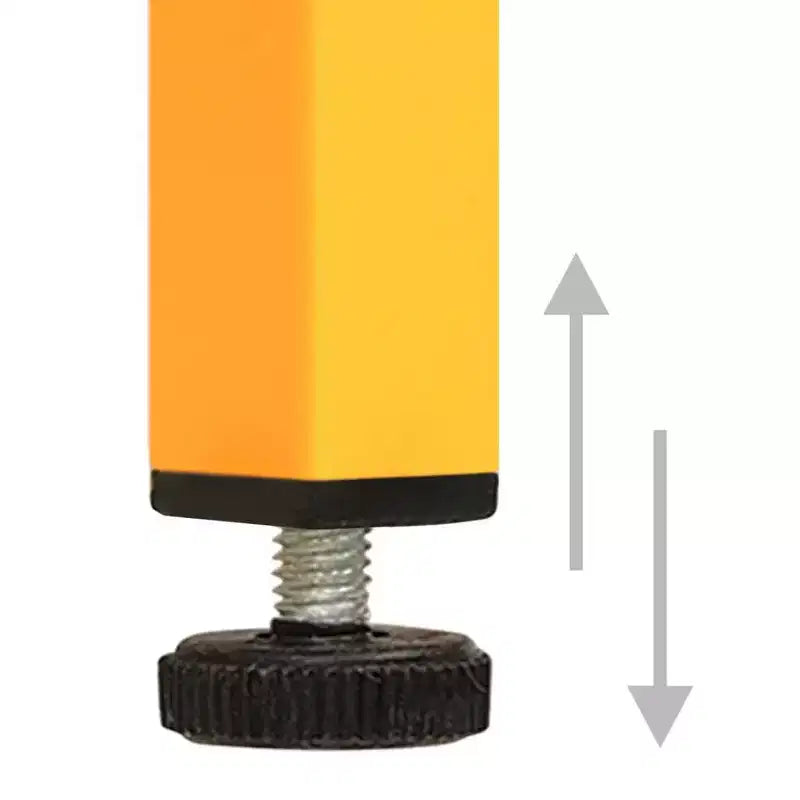 vidaXL Mobile Contenitore Giallo Senape Acciaio 80x35x101 cm