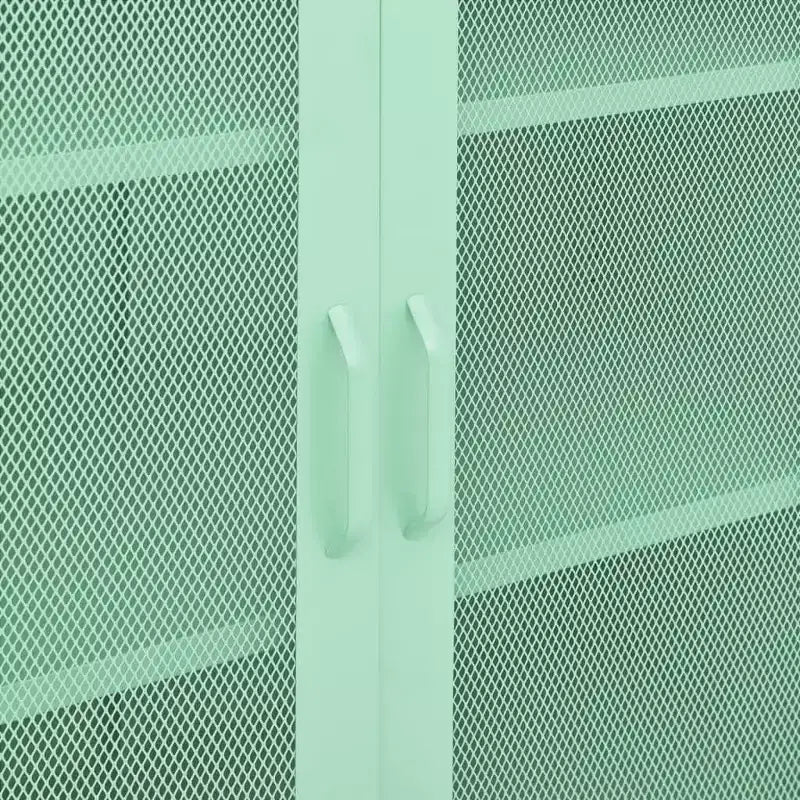 vidaXL Mobile Contenitore Giallo Senape Acciaio 80x35x101 cm