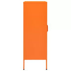 vidaXL Mobile Contenitore Giallo Senape Acciaio 80x35x101 cm