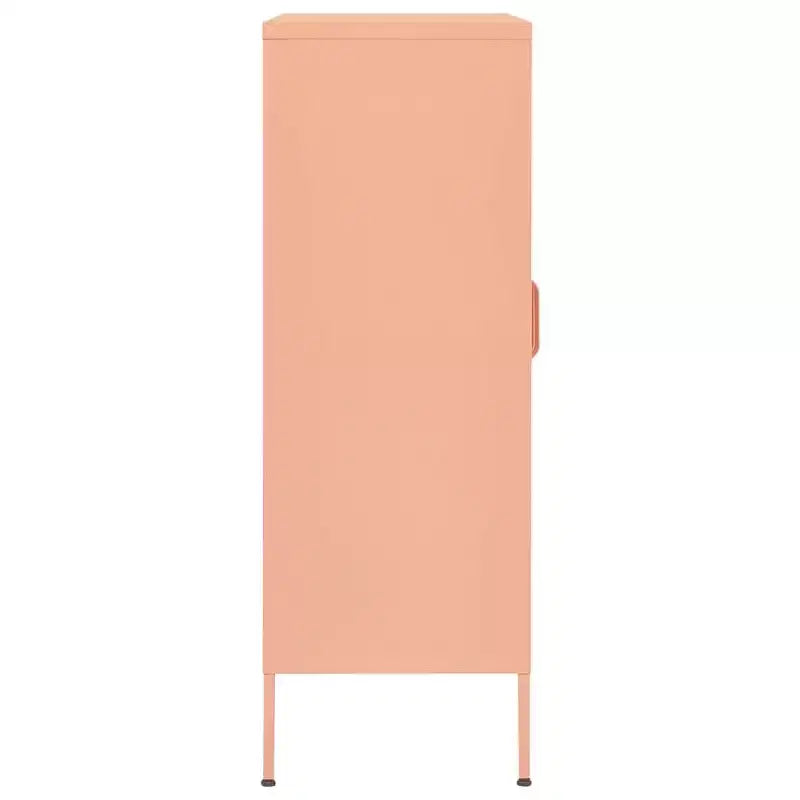vidaXL Mobile Contenitore Giallo Senape Acciaio 80x35x101 cm