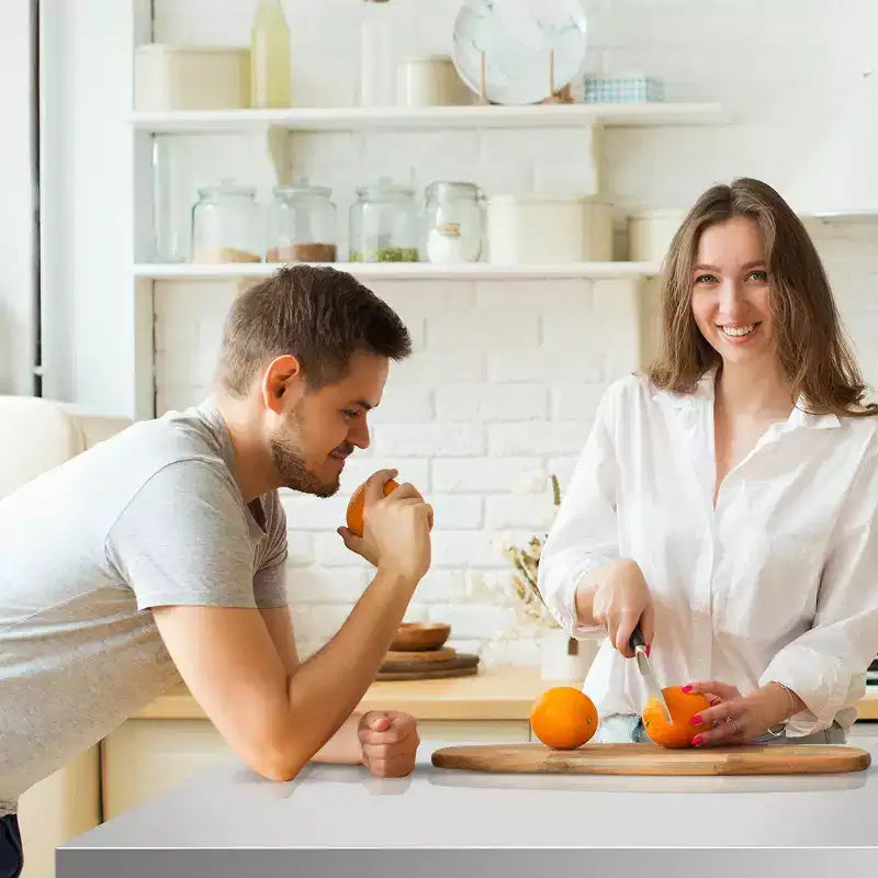 Costway 24 x 60 Tavolo da Lavoro in Acciaio Inossidabile per Cucina con Ruote Argento