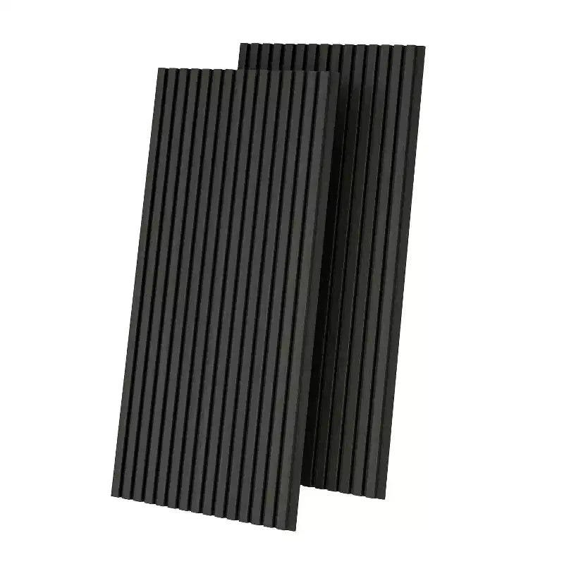 2 pz Pannelli Fonoassorbenti E Insonorizzati da 60 x 120 cm, Con Pannello Di Densità Rivestito In Impiallacciatura Di Legno