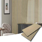 2 pcs 23.6  x 47.2 Sound-Absorbing And Soundproof Panels, With Density Board Wrapped In Wood Veneer
