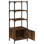 vidaXL Libreria a 3 ripiani, scaffale portaoggetti, organizer in legno ingegnerizzato