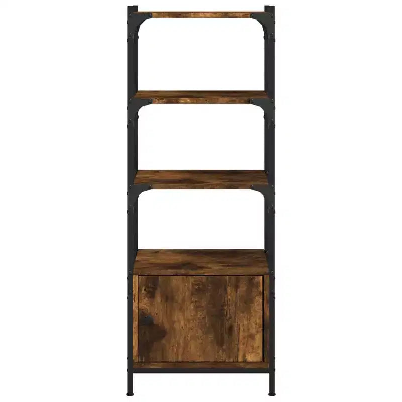 vidaXL Libreria a 3 ripiani, scaffale portaoggetti, organizer in legno ingegnerizzato