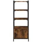 vidaXL Libreria a 3 ripiani, scaffale portaoggetti, organizer in legno ingegnerizzato