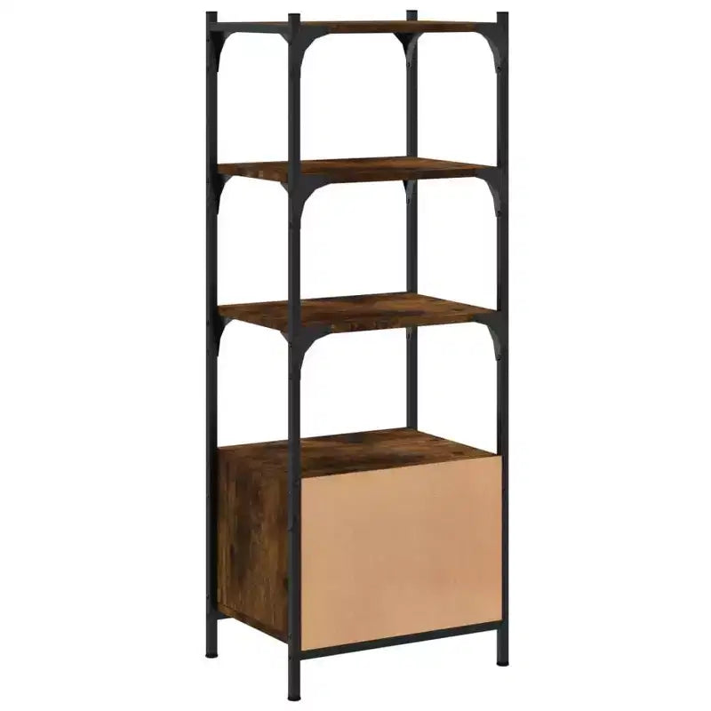 vidaXL Libreria a 3 ripiani, scaffale portaoggetti, organizer in legno ingegnerizzato