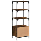 vidaXL Libreria a 3 ripiani, scaffale portaoggetti, organizer in legno ingegnerizzato