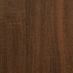 vidaXL Libreria in legno ingegnerizzato rovere fumo con piedini regolabili, media