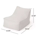 Poltrona a sacco TUYOHW con tessuto resistente all'acqua, divano lounge per adulti, comodo divano per soggiorno e camera da letto