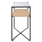 Consolle a 1 ripiano Omaka - CNS2309A - Naturale/Nero - Safavieh