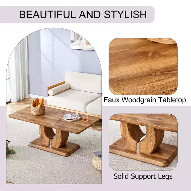 Luxury Imitation Marble Dining Table, Rectangular Coffee Table, Texture Pattern Computer Table For Living Room, Wood