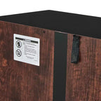 Mobiletto alto 72,4, Armadio da cucina autoportante con ripiani, Armadio a pavimento, Armadio alto per bagno, cucina, dispensa