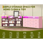 Cassettiera alta a 9 cassetti da 36,6x62,8x16,7 pollici, mobile contenitore moderno con organizer multifunzionale per uso multi-stanza, design elegante