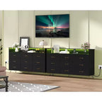 Cassettiera alta a 9 cassetti da 36,6x62,8x16,7 pollici, mobile contenitore moderno con organizer multifunzionale per uso multi-stanza, design elegante