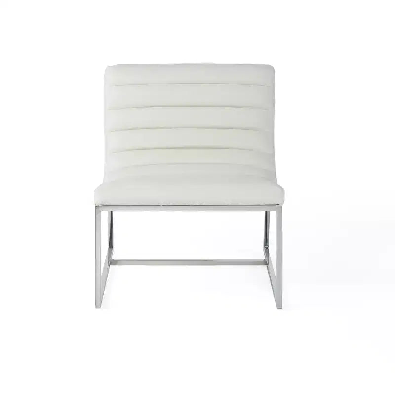 Poltrona moderna Cael Christopher Knight Home con rivestimento in similpelle