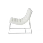 Poltrona moderna Cael Christopher Knight Home con rivestimento in similpelle