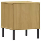 vidaXL Comodino Armadietto da Letto Tavolino da Notte in Pino Massiccio OSLO