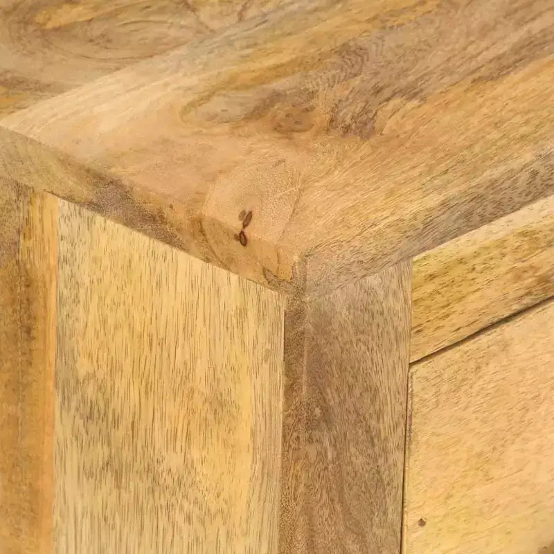 vidaXL Tavolino da Caffè con 4 Cassetti 90x50x35 cm in Legno Massello di Mango