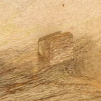 vidaXL Tavolino da Caffè con 4 Cassetti 90x50x35 cm in Legno Massello di Mango
